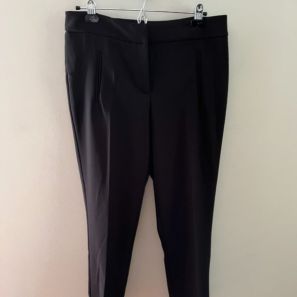 C by One Pants - C by One Black Cuffed Cropped Trouser 10
